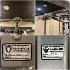 ww4/89 TUFFSTUFF タフスタッフ パワーラック CPR-265 ラットプル CHL-305WS 解体済み マシン ジムトレーニング★直接引取限定の画像