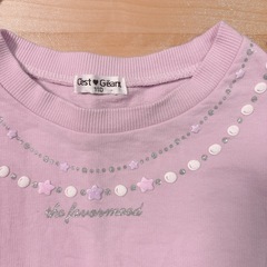 子供服　長袖カットソー　トップス　110cm ピンク　女の子の画像