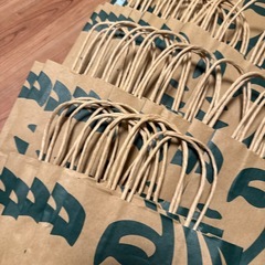 スタバの紙袋の画像