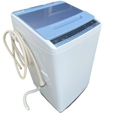 【ジ1030-24】 ファミリーでも使える大きいサイズ‼️HITACHI 全自動電気洗濯機 BW-V70C形 2019年製　7.0kgの画像