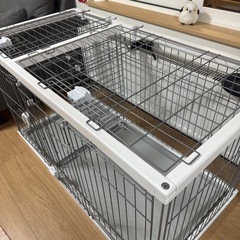 犬のケージ　petio 5ヶ月のみ使用　　別売り屋根付きの画像