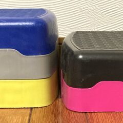 踏み台昇降　ステップ台　エクササイズ　2台セット　10cm・15cmの画像