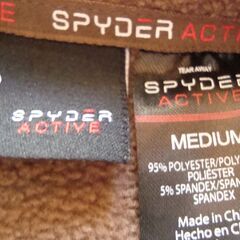 未使用　SPYDER フリース　ミドルレイヤー　サイズM(実質L～LL位)の画像