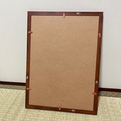 万丈　VANJOH 木調賞状額 B4 兼用マット付き ブラウンの画像