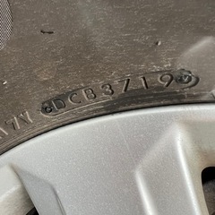 プラド　純正ホイール　ブリヂストンスタッドレスの画像