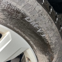 プラド　純正ホイール　ブリヂストンスタッドレスの画像