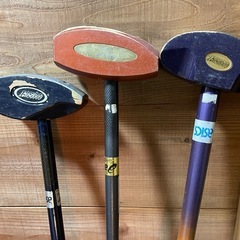 グラウンドゴルフ　クラブ　3本　アシックス　　の画像