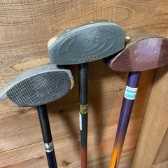 グラウンドゴルフ　クラブ　3本　アシックス　　の画像