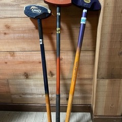 グラウンドゴルフ　クラブ　3本　アシックス　　の画像