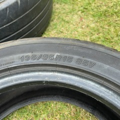 廃タイヤ4本差し上げます DIY等に！の画像