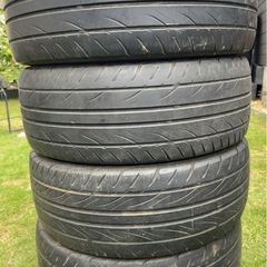 廃タイヤ4本差し上げます DIY等に！の画像
