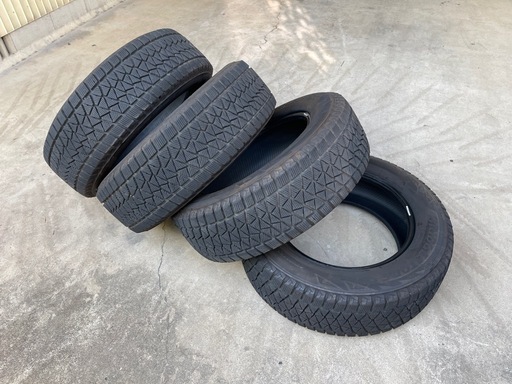 1029-3)はめ替え込み！225/65R17 ブリヂストンスタッドレス中古4本セット！2018年製ブリザックDM-V2
