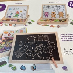 木製 マグネットアートの画像