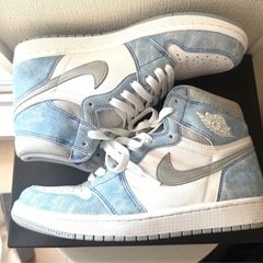 NIKE レトロハイスニーカー【ライトブルー】の画像