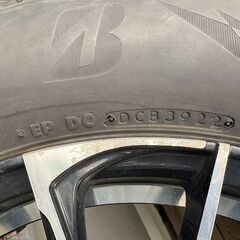 【バリ溝・2022年製】ブリヂストン ブリザック DM-V3 235/60R18 スタッドレスタイヤ・ホイール4本セットの画像