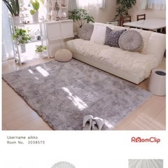 【Francfranc】グレークッションの画像