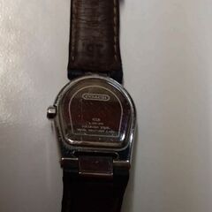 稼働品 COACHレディース腕時計 黒　の画像