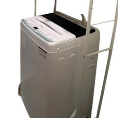 2022年製　Haier 洗濯機➕ランドリーラック🎁✨✨の画像