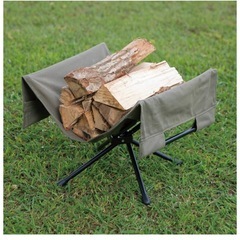 バンドック BUNDOK 薪キャリースタンド　薪ラックの画像