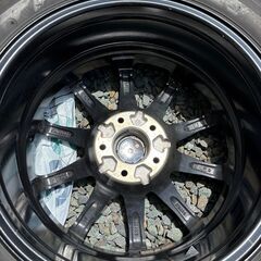 【バリ溝・美品】ブリヂストン ブリザックVRX 215/55R17 ＆ 17インチホイール 4本セット (PCD100 5穴)の画像