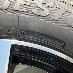 【バリ溝・美品】ブリヂストン ブリザックVRX 215/55R17 ＆ 17インチホイール 4本セット (PCD100 5穴)の画像