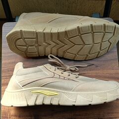 新品 27cm メンズ スニーカー ブラウン 厚底 シューズ 普段着 識別番号:【T471-S】の画像