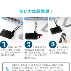 【本日終了】SDカードメディアプレーヤーの画像