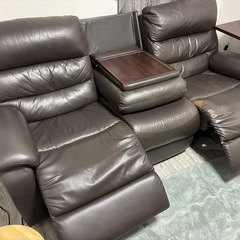 3人掛け電動リクライニングソファの画像