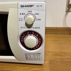 SHARP 電子レンジ 2017年製の画像