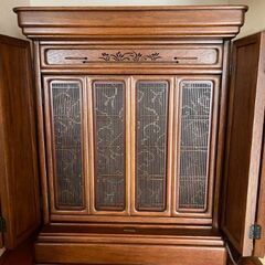 上品な木製仏壇　御霊舎　和風デザイン　美品の画像