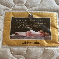 【11/3まで】【高級マットレス】シモンズ・シングル・ゴールデンバリュー(ご希望の場合、シーツ付き)の画像
