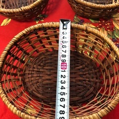 籠 かご カゴ 17こセットの画像