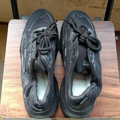 新品 27cm メンズ スニーカー ブラック 厚底 シューズ 普段着 識別番号:【N473-S】の画像