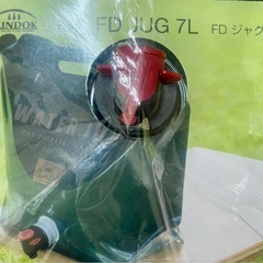 キャンプグッズ　BUNDOK FD JUG 7L ジャグ付ウォーターバッグ7Lの画像
