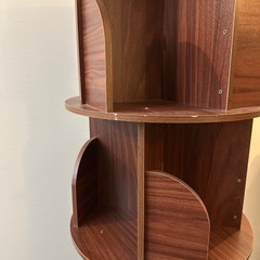 【11/3まで】【組立不要！】回転式本棚の画像