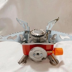 ポータブルガスコンロ アウトドア キャンプ バーベキュー コンパクトの画像