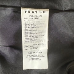 FRAY I.D千鳥格子柄ジャケットの画像