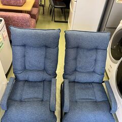 【リサイクルショップ ピカソ 小松原】💺✨ドウシシャ インド風パッチワークチェア【ハイバック・リクライニング】✨💺★6660★の画像