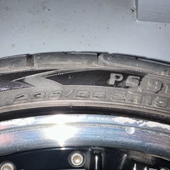 価格相談歓迎！　19インチ アルミホイール 4本セット 夏タイヤ付きの画像