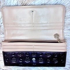 CLATHAS クレイサス  長財布 エナメル　花柄　財布の画像