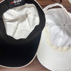 キッズ　野球　白　帽子の画像