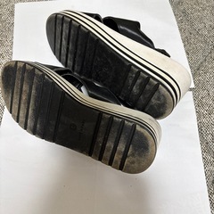 厚底サンダル　Ｌサイズ  クロスストラップの画像