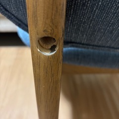 ニトリ　ワイドチェア　2脚の画像