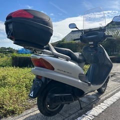 HONDA スペイシー125　希少 低走行　キャブ車　スクーター　スペイシー　125cc　バイク　リアボックス　取説メンテナンスノート付き　 宮崎の画像