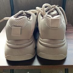 新品 26cm メンズ スニーカー ブラウン 厚底 シューズ 普段着 識別番号:【N476-S】の画像