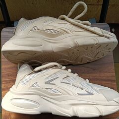 新品 26cm メンズ スニーカー ブラウン 厚底 シューズ 普段着 識別番号:【N476-S】の画像