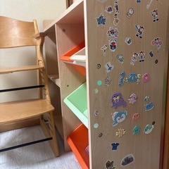 【無料】おもちゃラック／子ども用収納棚の画像