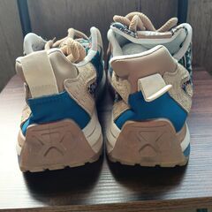 新品 25cm メンズ スニーカー ブラウン 厚底 男女兼用 シューズ 識別番号:【N477-S】の画像