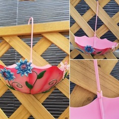 パラソル型　プランター　3個セット　ばら売り不可の画像