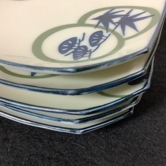 昭和レトロ　取り皿　松竹梅　小皿　ヴィンテージ　アンティーク　5枚　10.5㎝の画像